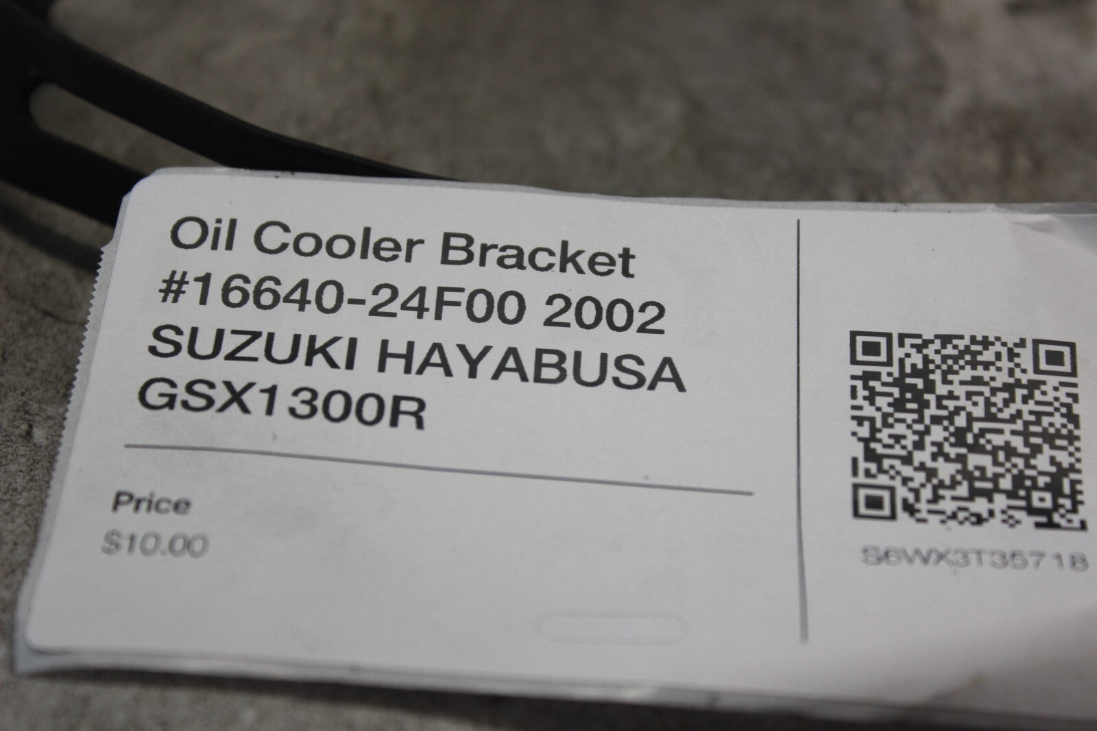 Oil Cooler Bracket #16640-24F00 2002 SUZUKI HAYABUSA GSX1300R
