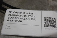 Oil Cooler Bracket #16640-24F00 2002 SUZUKI HAYABUSA GSX1300R