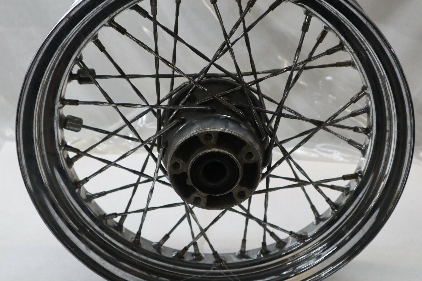 Chrome Twisted Spoke FRONT Wheel 16" X 3" 25MM Bearings 2008+ Harley Touring