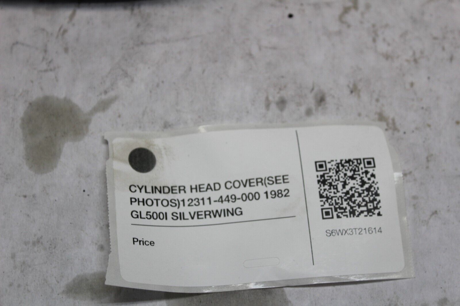 CYLINDER HEAD COVER (SEE PHOTOS) 12311-449-000 1982 GL500I SILVERWING