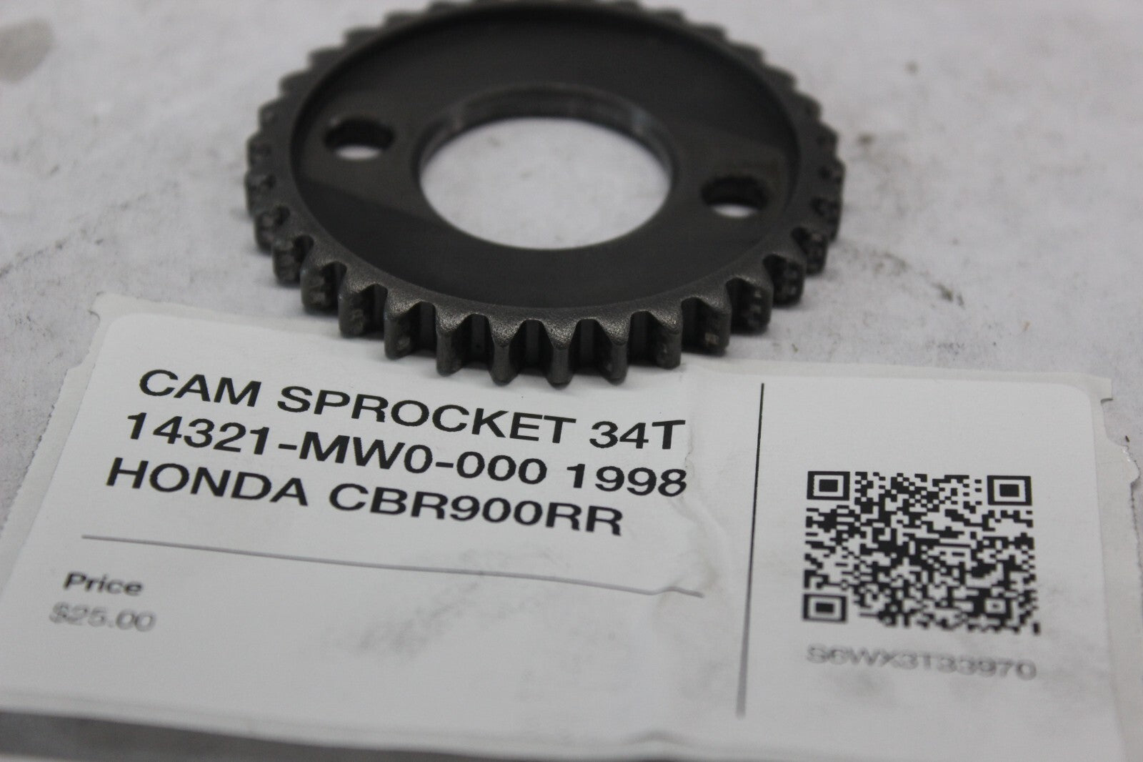 CAM SPROCKET 34T 14321-MW0-000 1998 HONDA CBR900RR