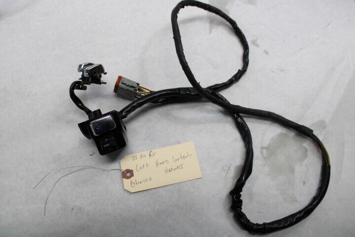 OEM Harley Davidson LEFT Handlebar Switch Housing Harness Extended Wires 2003 RG