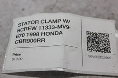 STATOR CLAMP W/ SCREW 11333-MV9-670 1998 HONDA CBR900RR