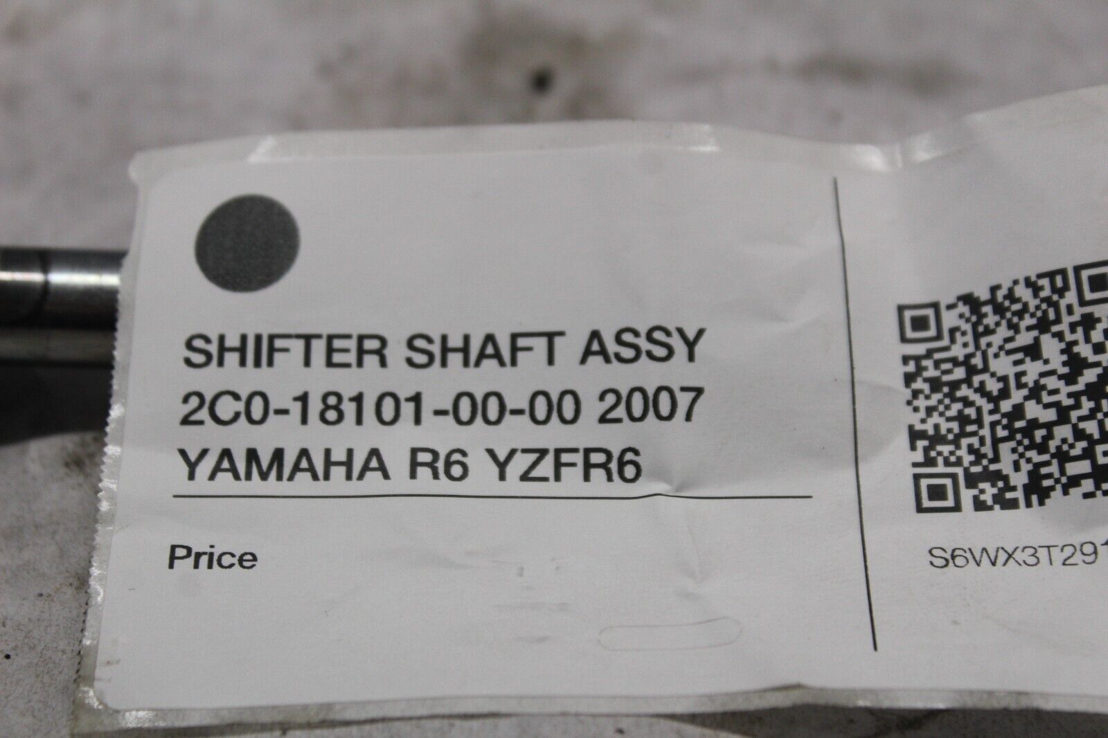 SHIFTER SHAFT ASSY 2C0-18101-00-00 2007 YAMAHA R6 YZFR6