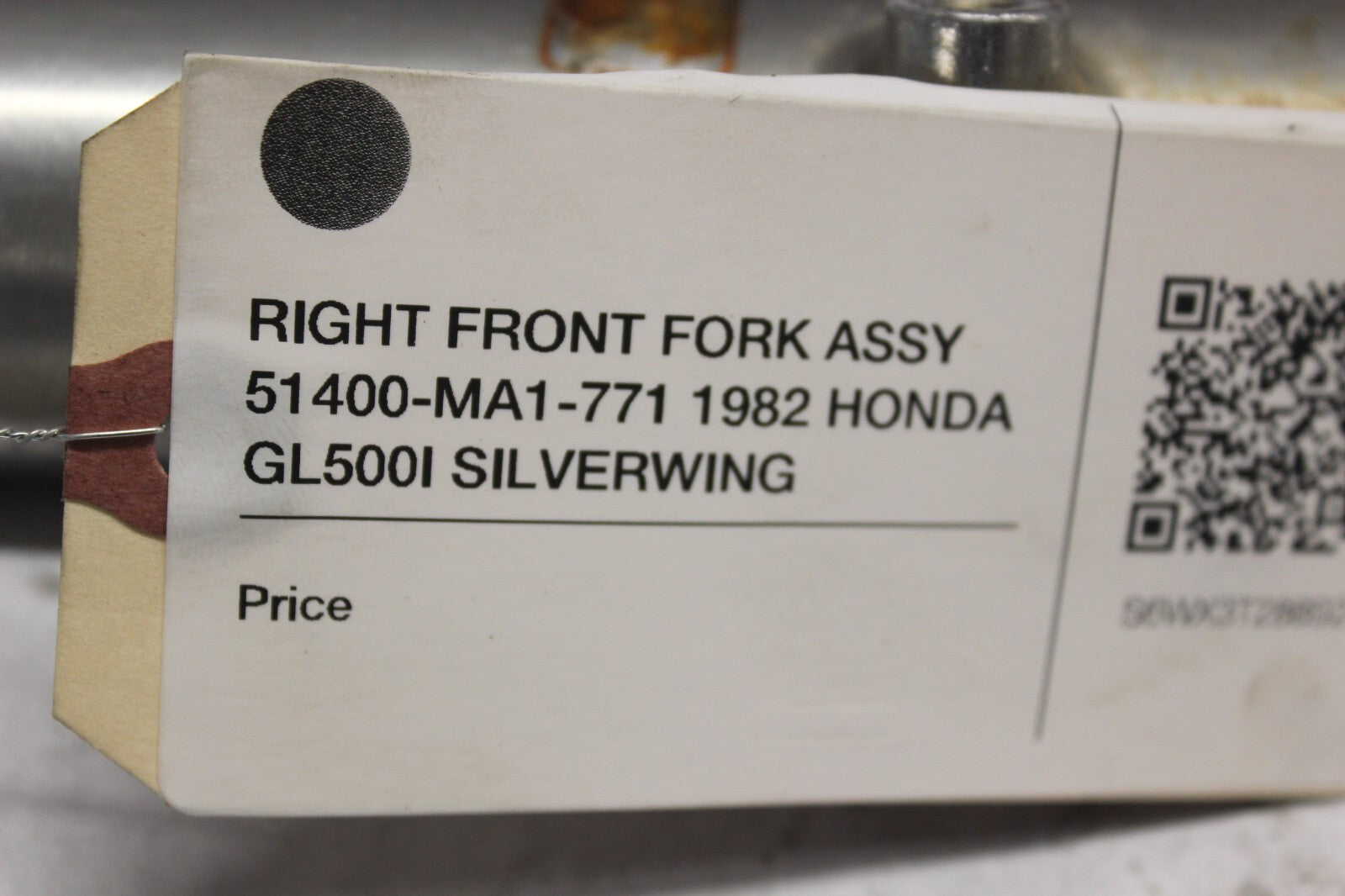 RIGHT FRONT FORK ASSY 51400-MA1-771 1982 HONDA GL500I SILVERWING