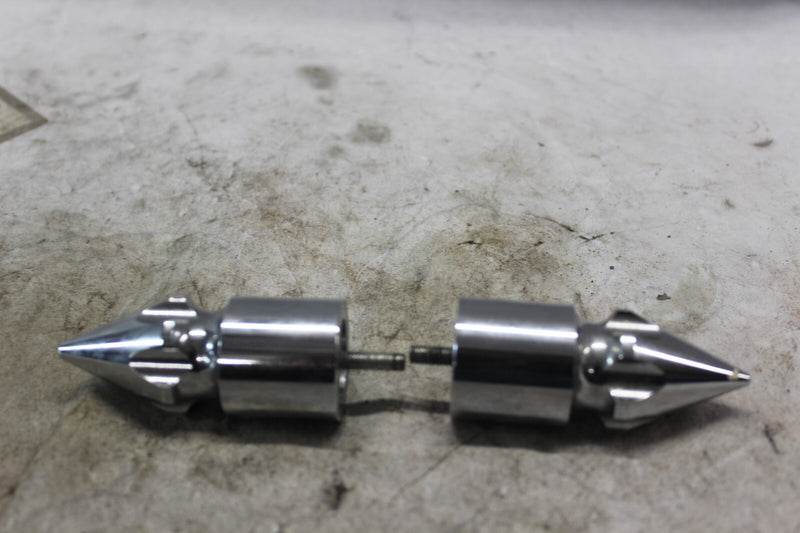 AFTERMARKET CHROME HANDLE WEIGHT SET 56200-08830 2002 SUZUKI HAYABUSA GSX1300R