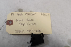 Front Brake Switch 35340-MM5-600 1987 Honda CBR1000F Hurricane