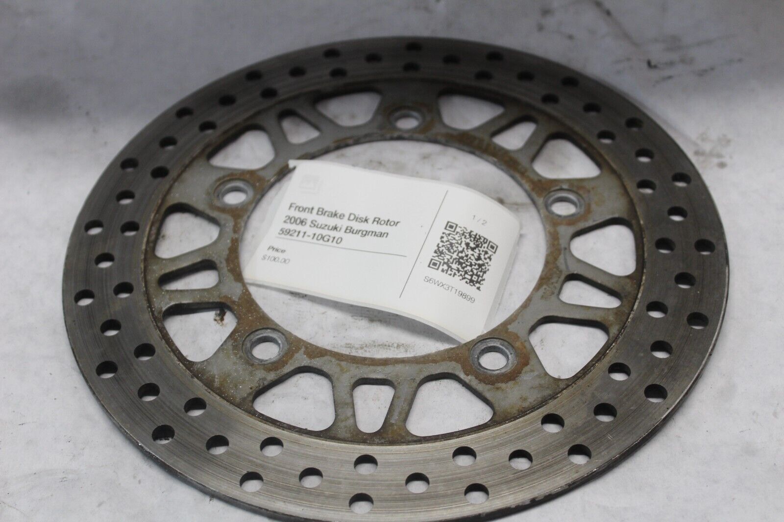 Rear Brake Disk Rotor 2006 Suzuki Burgman 69211-10G10