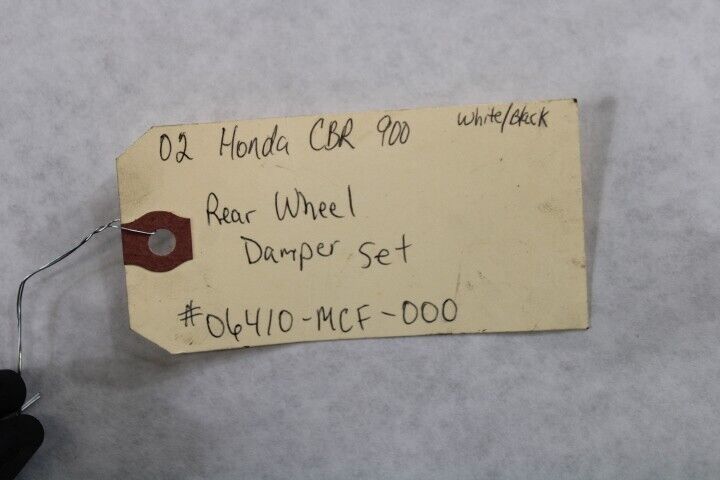 OEM Honda Motorcycle 2002 CBR900 Rear Wheel Damper Set 06410-MCF-000