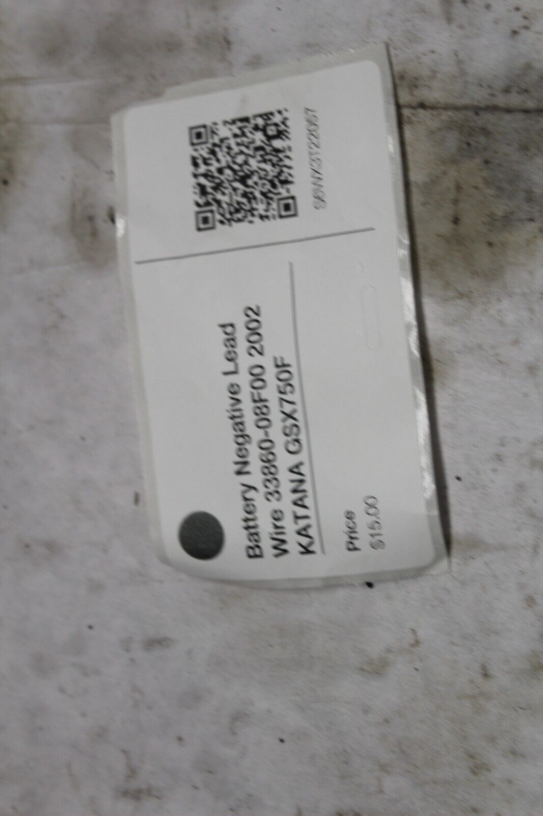 Battery Negative Lead Wire 33860-08F00 2002 KATANA GSX750F