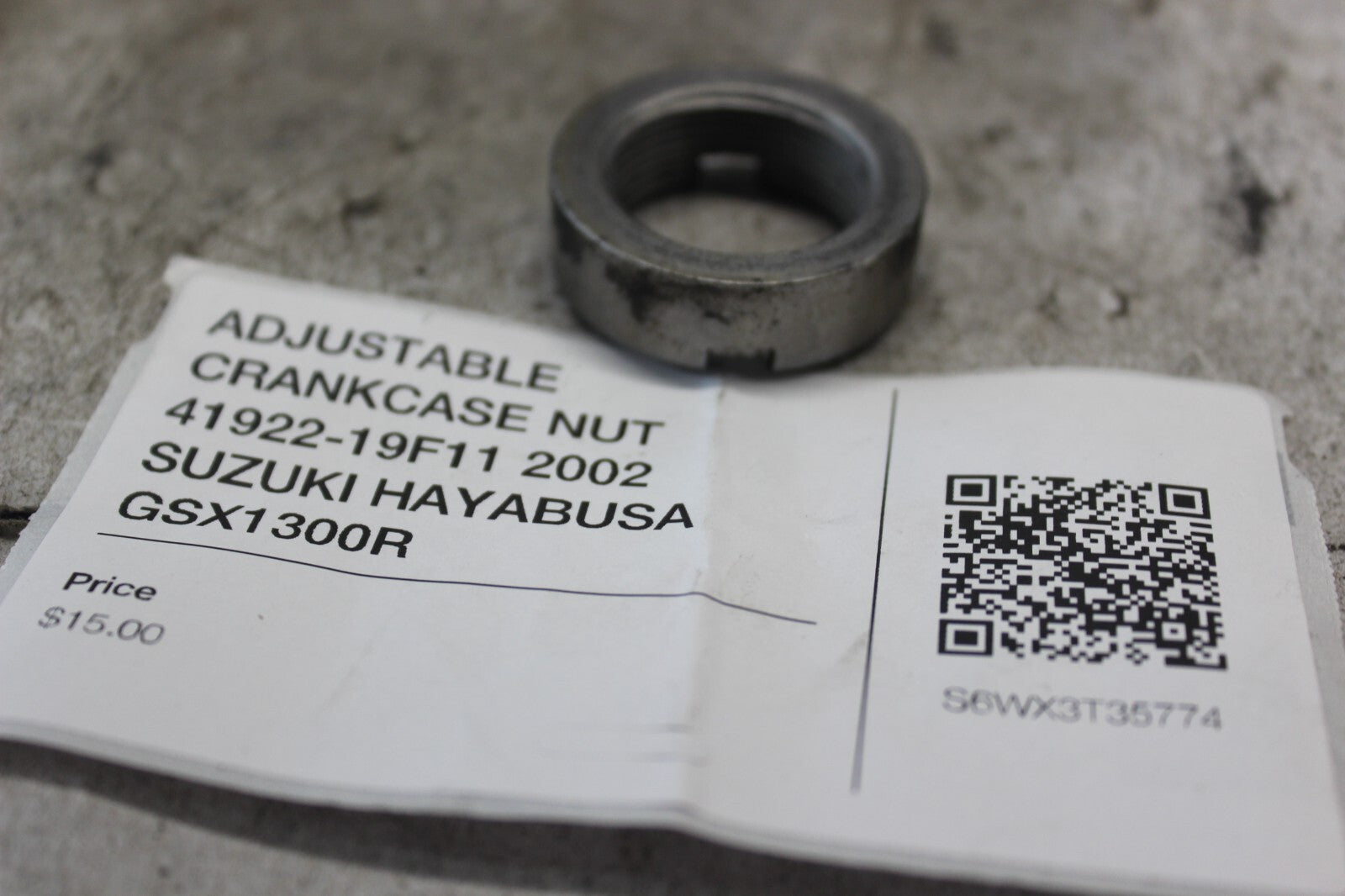 ADJUSTABLE CRANKCASE NUT 41922-19F11 2002 SUZUKI HAYABUSA GSX1300R