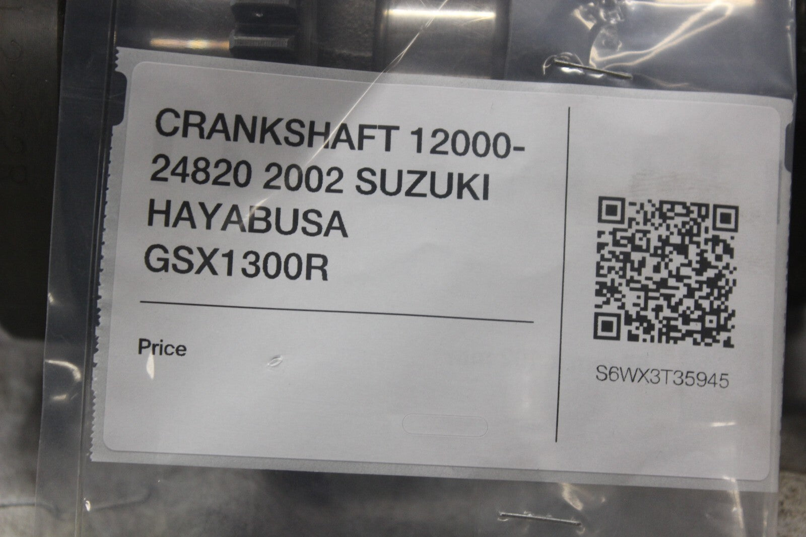 CRANKSHAFT 12000-24820 2002 SUZUKI HAYABUSA GSX1300R
