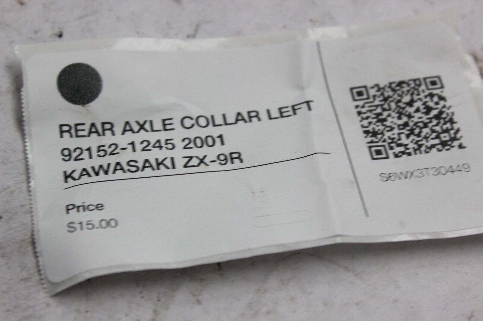 REAR AXLE COLLAR LEFT 92152-1245 2001 KAWASAKI ZX-9R
