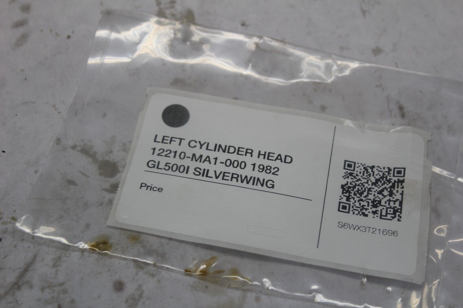 LEFT CYLINDER HEAD 12210-MA1-000 1982 GL500I SILVERWING