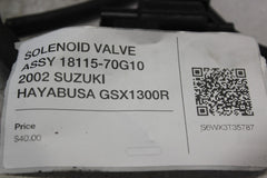 SOLENOID VALVE ASSY 18115-70G10 2002 SUZUKI HAYABUSA GSX1300R
