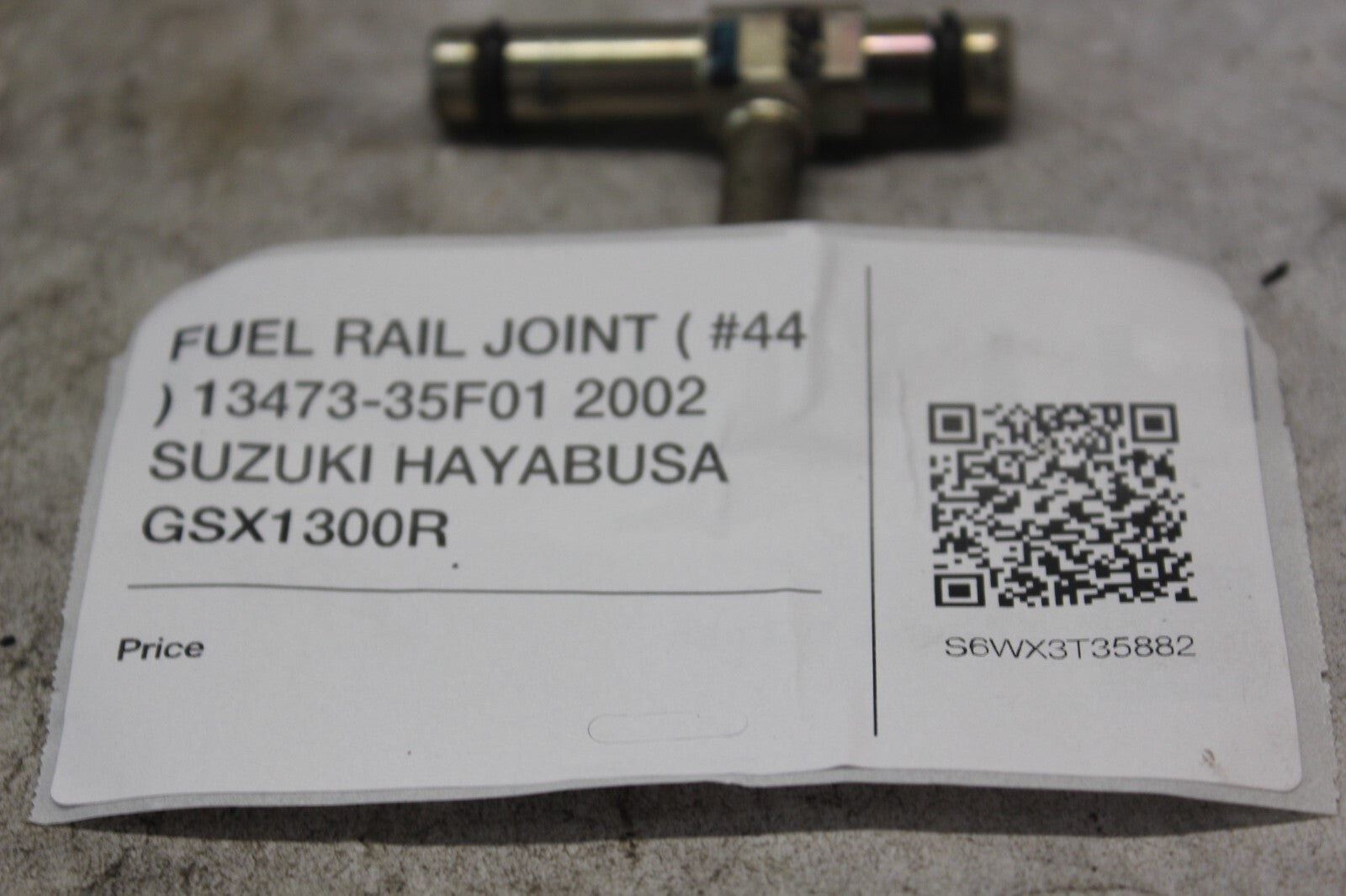 FUEL RAIL JOINT ( #44 ) 13473-35F01 2002 SUZUKI HAYABUSA GSX1300R
