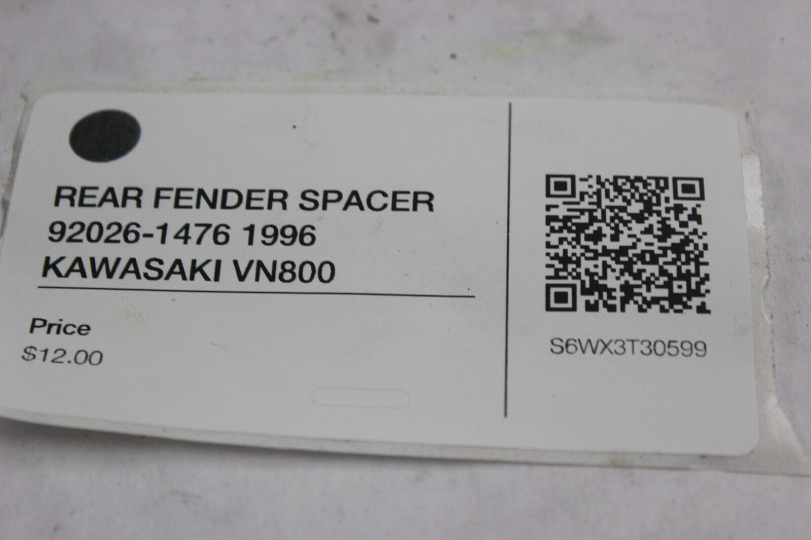 REAR FENDER SPACER 92026-1476 1996 KAWASAKI VN800