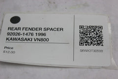 REAR FENDER SPACER 92026-1476 1996 KAWASAKI VN800