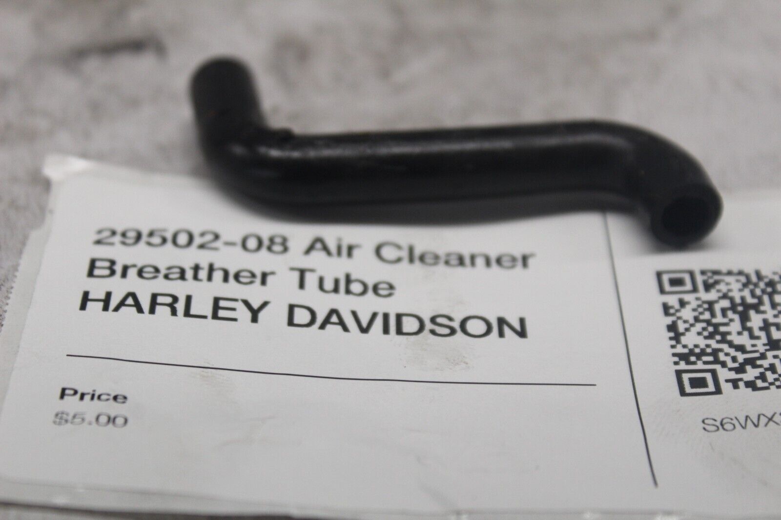 29502-08 Air Cleaner Breather Tube HARLEY DAVIDSON
