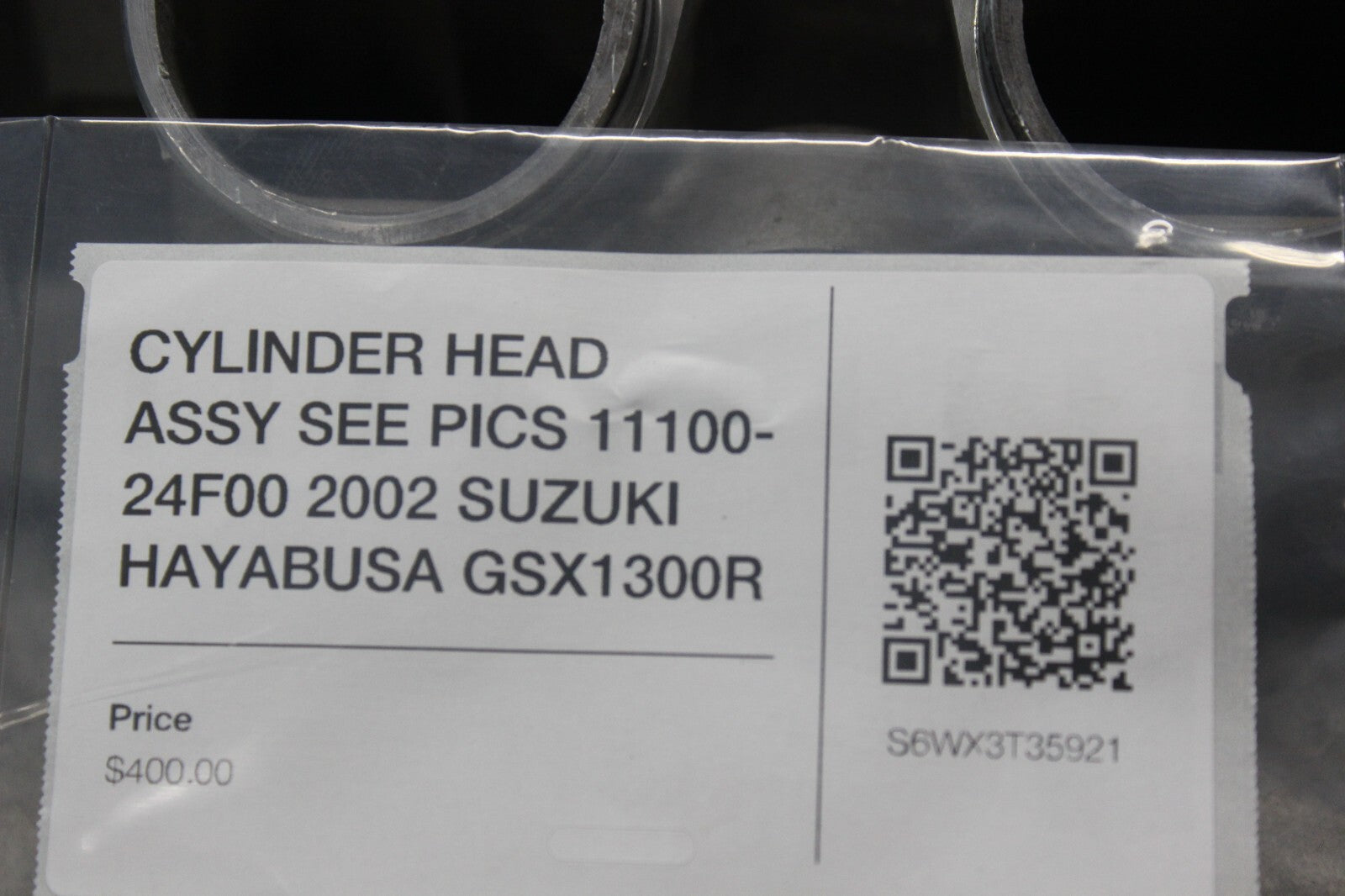 CYLINDER HEAD ASSY SEE PICS 11100-24F00 2002 SUZUKI HAYABUSA GSX1300R