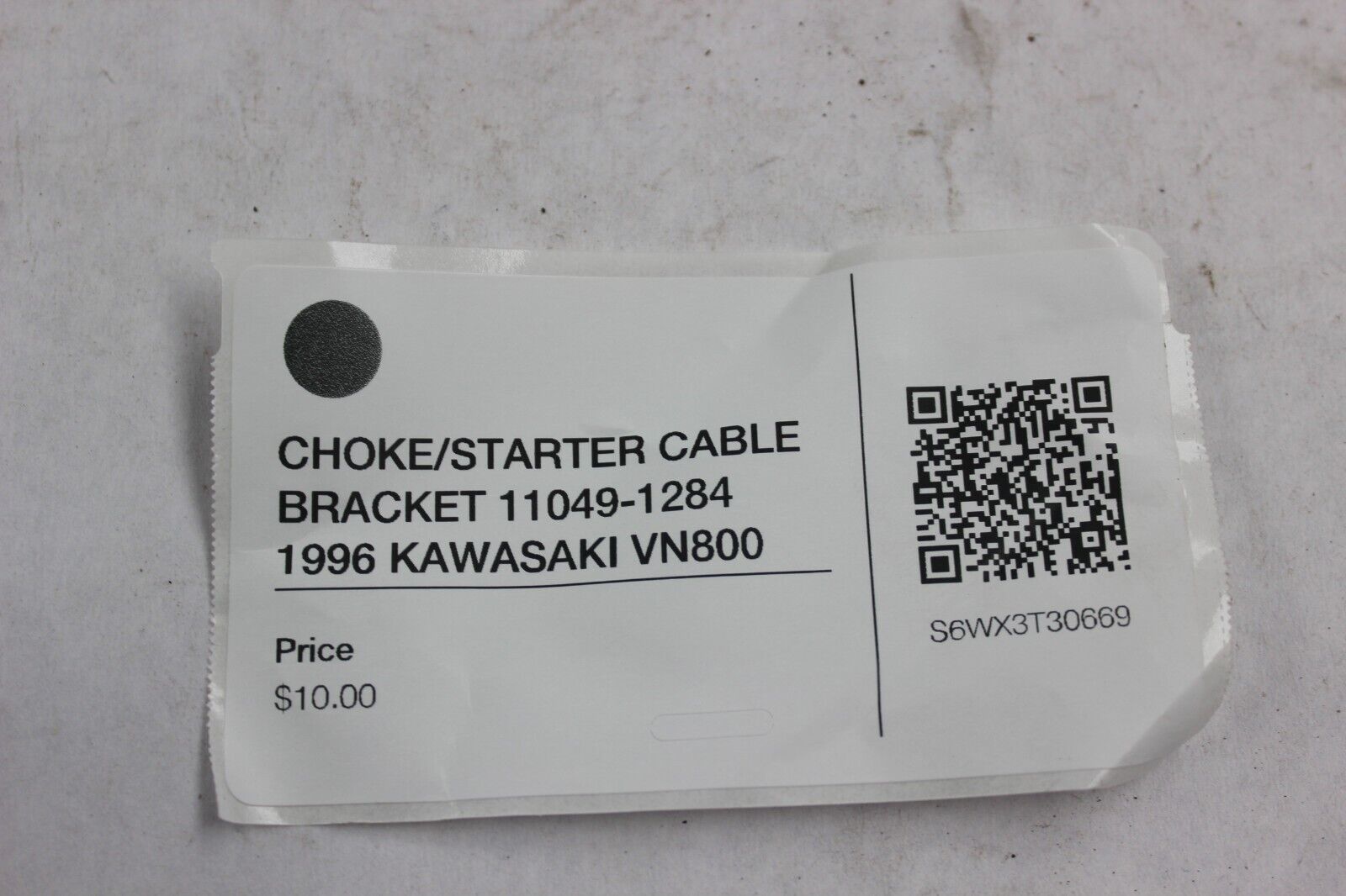 CHOKE/STARTER CABLE BRACKET 11049-1284 1996 KAWASAKI VN800