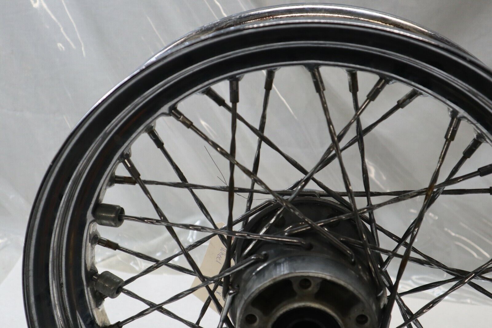 Chrome Twisted Spoke FRONT Wheel 16" X 3" 25MM Bearings 2008+ Harley Touring