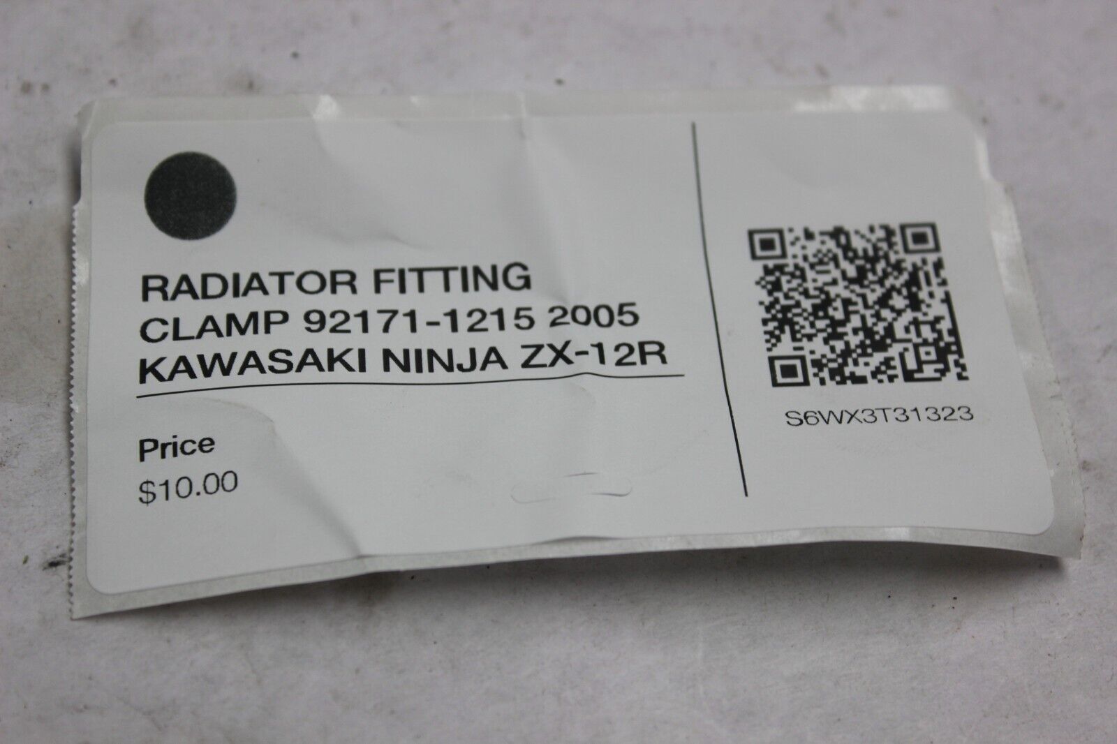 RADIATOR FITTING CLAMP 92171-1215 2005 KAWASAKI NINJA ZX-12R