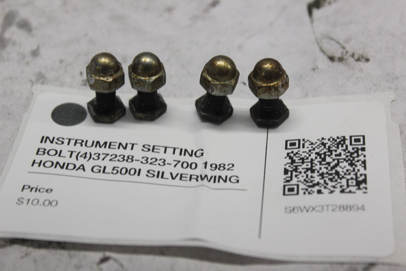INSTRUMENT SETTING BOLT (4) 37238-323-700 1982 HONDA GL500I SILVERWING