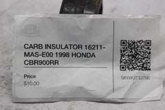 CARB INSULATOR 16211-MAS-E00 1998 HONDA CBR900RR