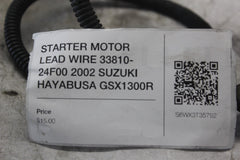 STARTER MOTOR LEAD WIRE 33810-24F00 2002 SUZUKI HAYABUSA GSX1300R