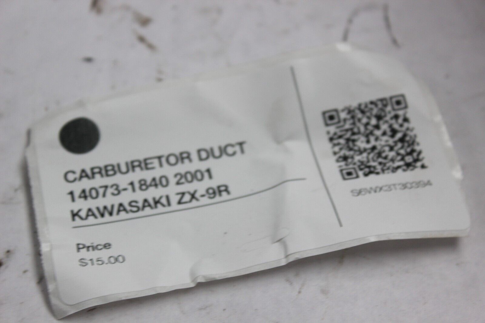 CARBURETOR DUCT 14073-1840 2001 KAWASAKI ZX-9R