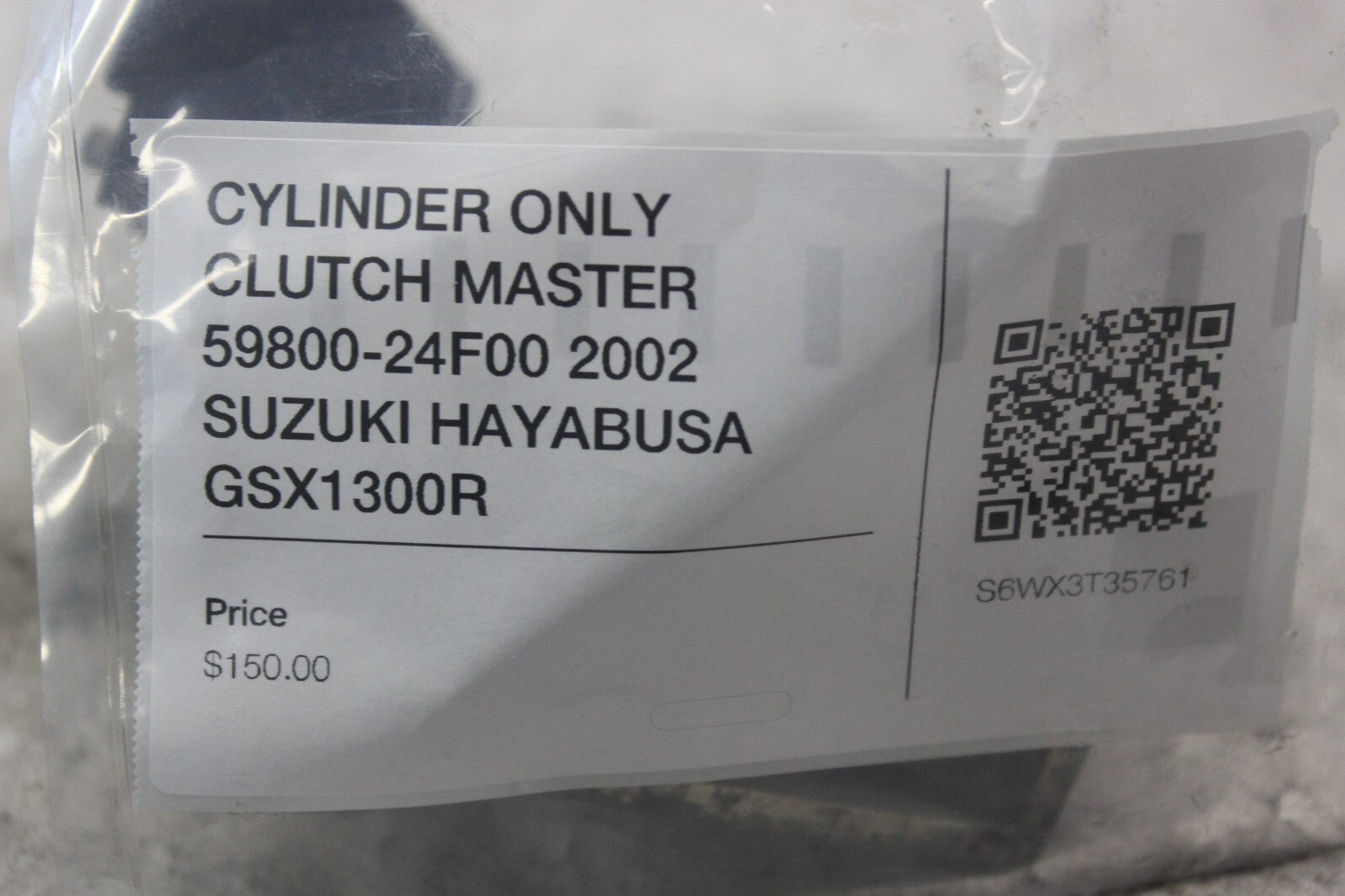CYLINDER ONLY CLUTCH MASTER 59800-24F00 2002 SUZUKI HAYABUSA GSX1300R
