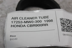 AIR CLEANER TUBE 17253-MW0-300  1998 HONDA CBR900RR
