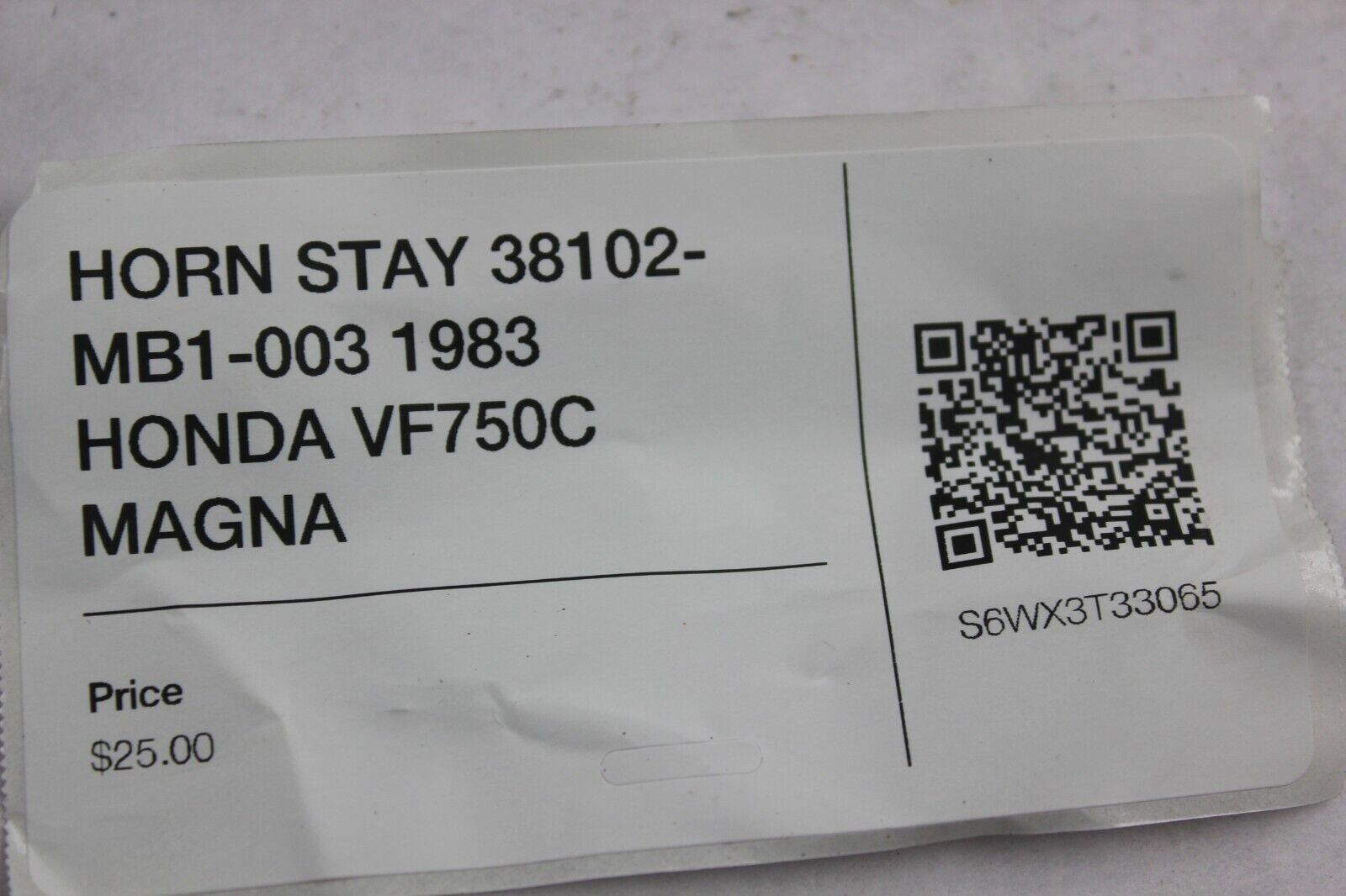 HORN STAY 38102-MB1-003 1983 HONDA VF750C MAGNA