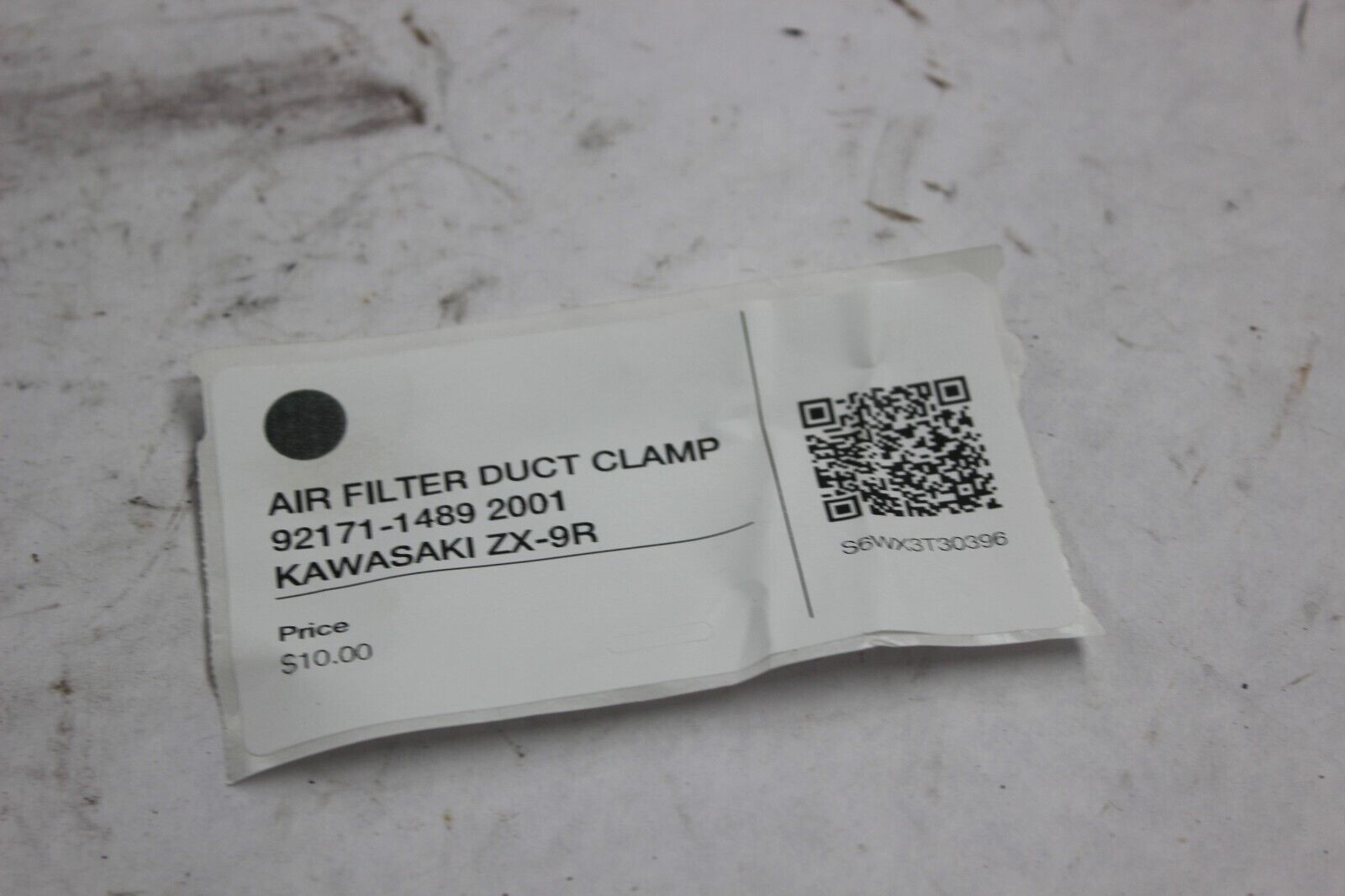 AIR FILTER DUCT CLAMP 92171-1489 2001 KAWASAKI ZX-9R