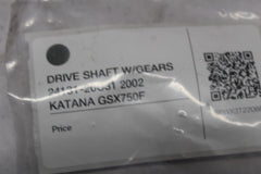DRIVE SHAFT W/GEARS 24131-20C31 2002 KATANA GSX750F