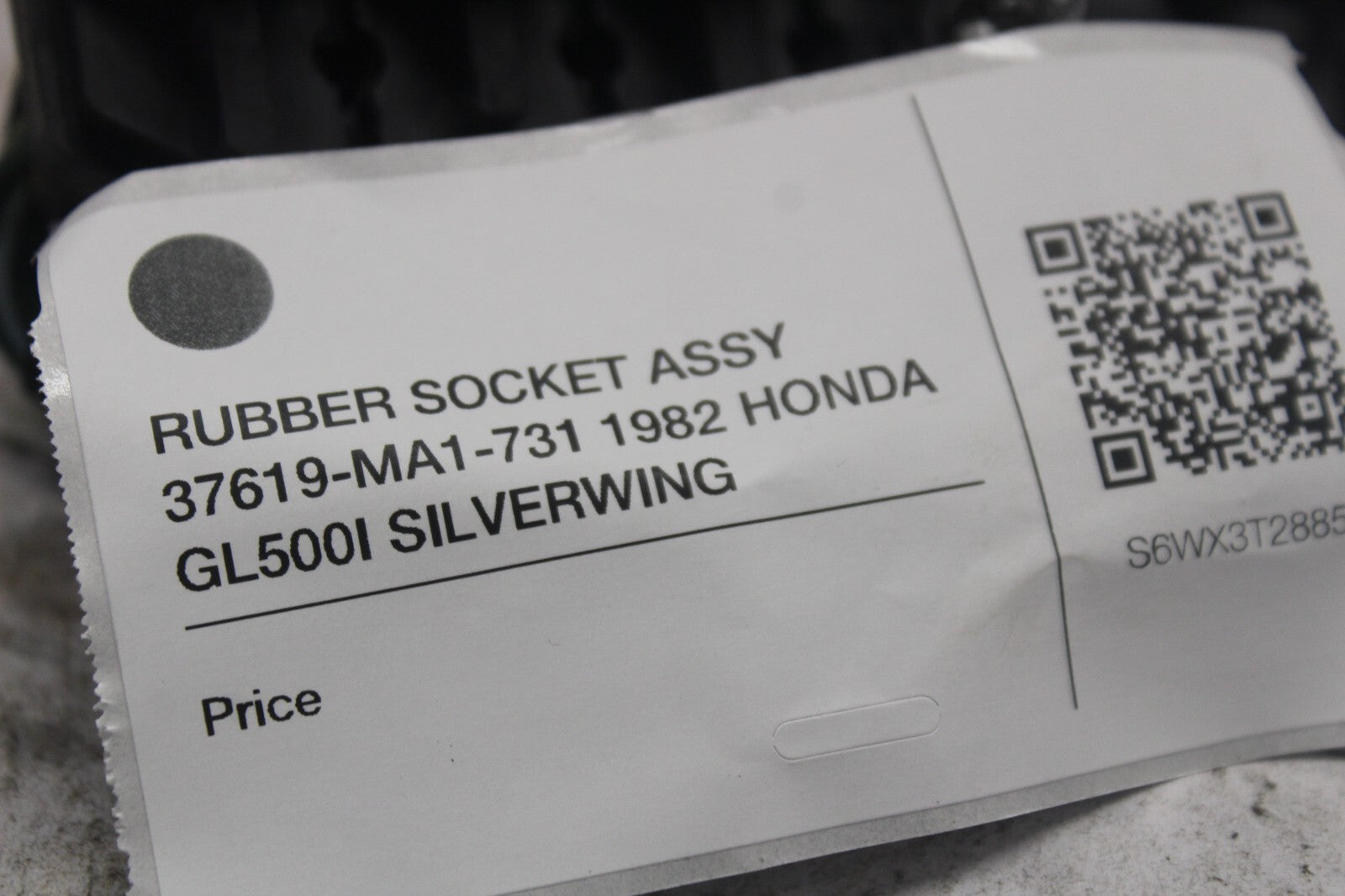 RUBBER SOCKET ASSY 37619-MA1-731 1982 HONDA GL500I SILVERWING