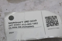 MAINSHAFT 3RD GEAR 24T 23451-413-000 1982 GL500I SILVERWING