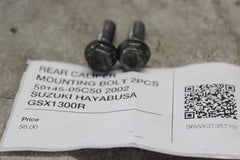 UPPER HANDLE HOLDER TOP BOLT 4PCS 07130-10607 2002 SUZUKI HAYABUSA GSX1300R