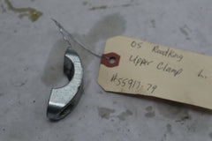 OEM Harley Davidson Upper Handlebar Clamp LEFT 2005 Road King Blk/Red 55917-79