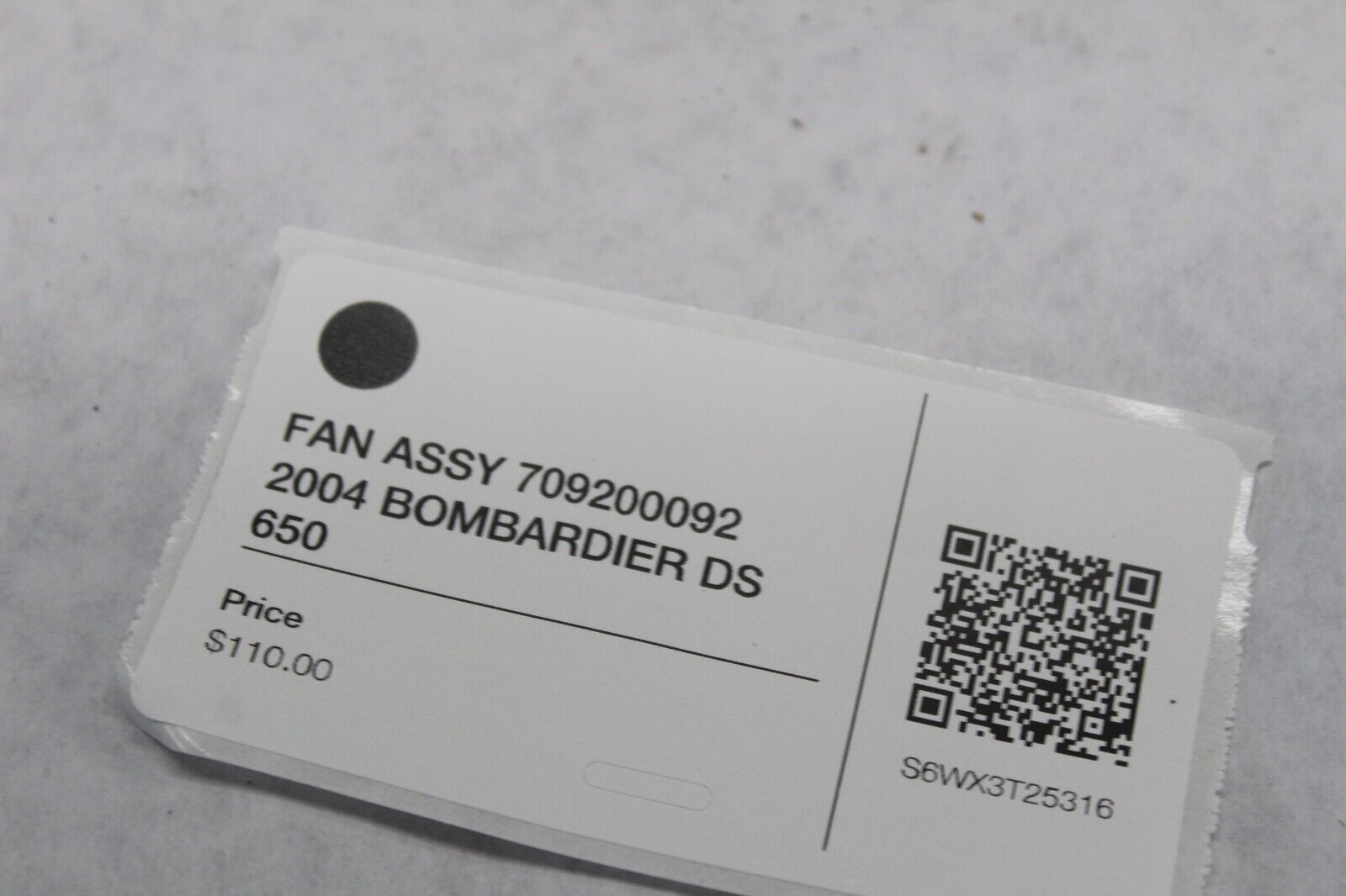 FAN ASSY 709200092 2004 BOMBARDIER DS 650