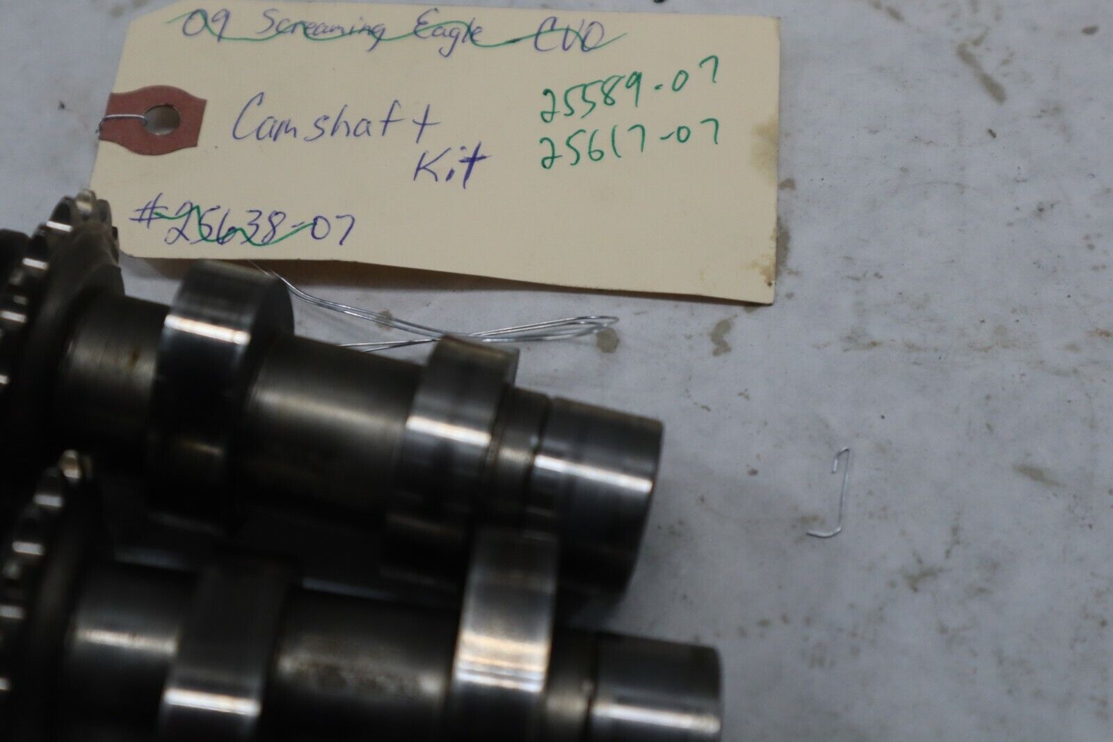 OEM Harley Davidson Cam Camshaft Front Rear 25617-07