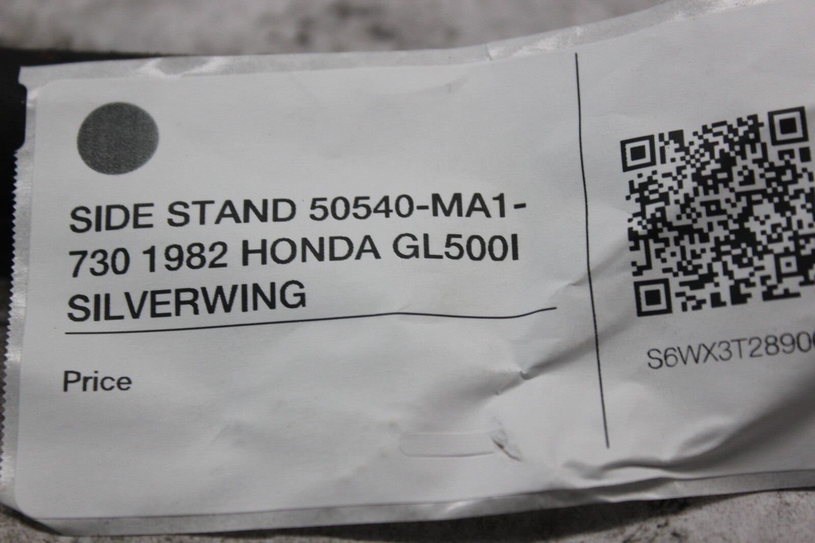 SIDE STAND 50540-MA1-730 1982 HONDA GL500I SILVERWING