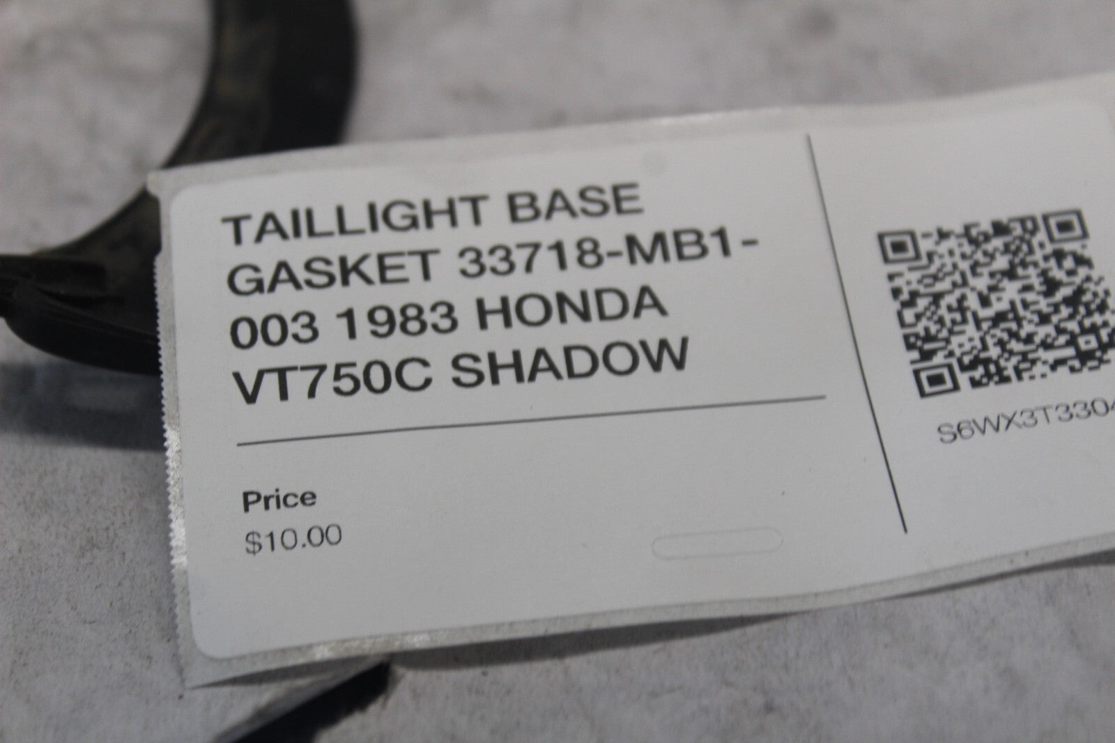 TAILLIGHT BASE GASKET 33718-MB1-003 1983 HONDA VF750C MAGNA