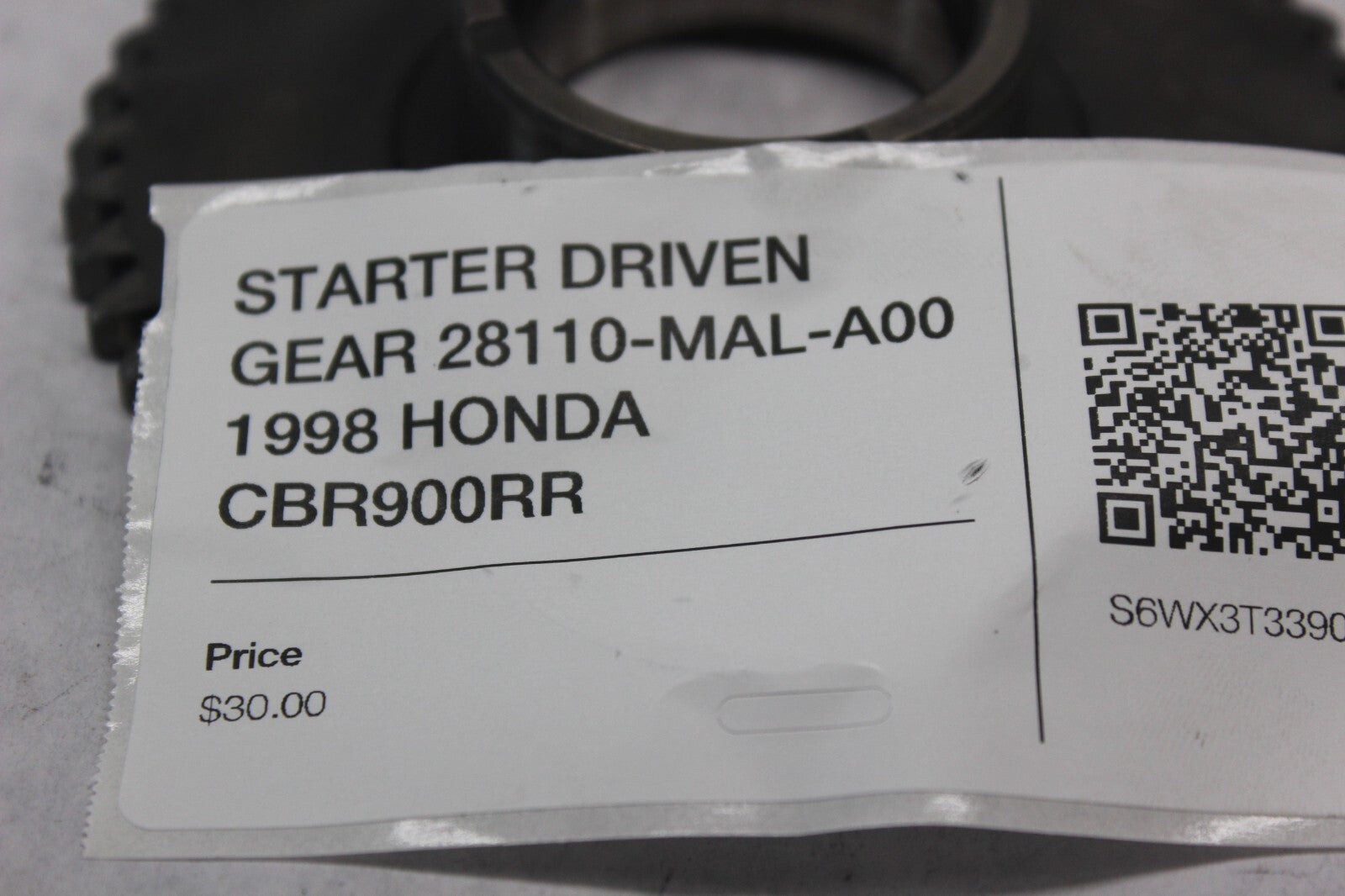 STARTER DRIVEN GEAR 28110-MAL-A00 1998 HONDA CBR900RR