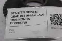 STARTER DRIVEN GEAR 28110-MAL-A00 1998 HONDA CBR900RR