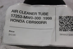 AIR CLEANER TUBE 17253-MW0-300  1998 HONDA CBR900RR