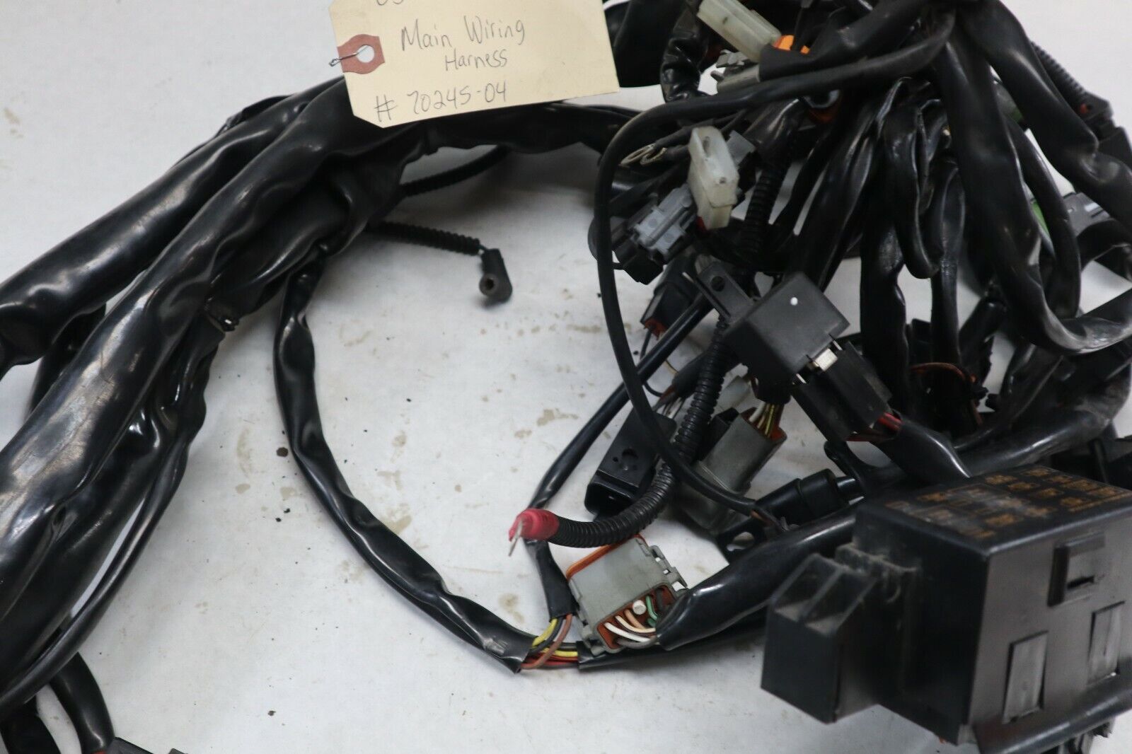 OEM Harley Davidson Main Wiring Harness 2005 Road King Blk/Red 70245-04