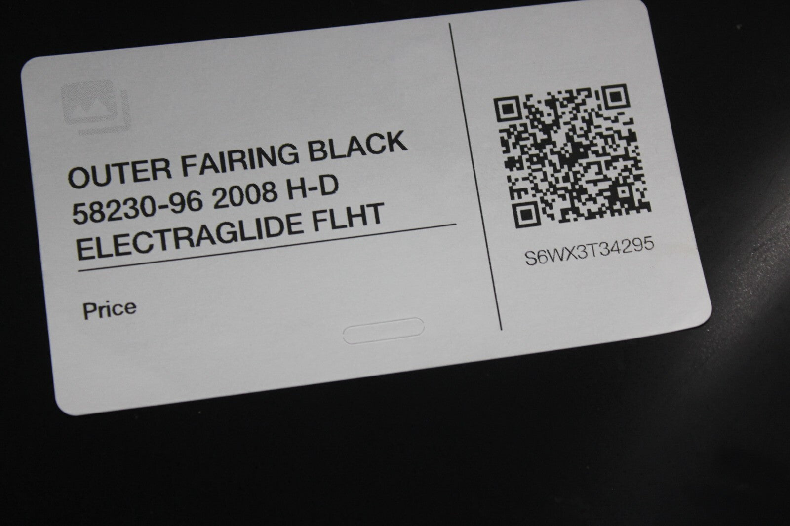 OUTER FAIRING BLACK 58230-96 2008 H-D ELECTRAGLIDE FLHT