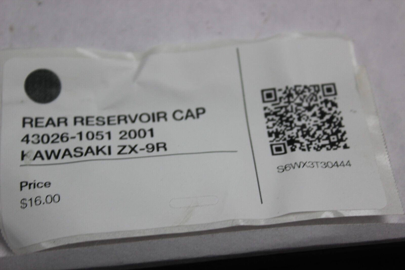 REAR RESERVOIR CAP 43026-1051 2001 KAWASAKI ZX-9R
